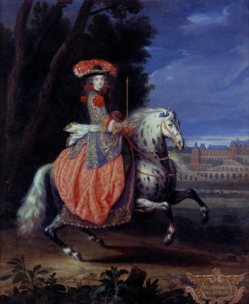 Madame La duchesse de la Ferte by Joseph Parrocel, 1670s