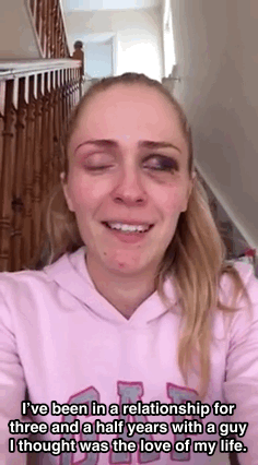 huffingtonpost:  WATCH: Woman’s Powerful Video Shows The Devastating Reality Of Domestic Violence