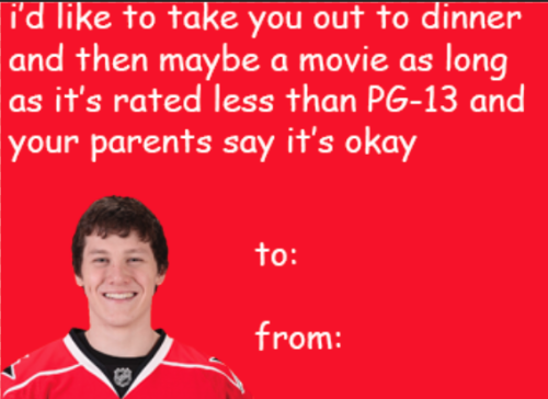clarkethesharkmacarthur:someone asked for jeff skinner card but i couldn’t bring myself to make one 