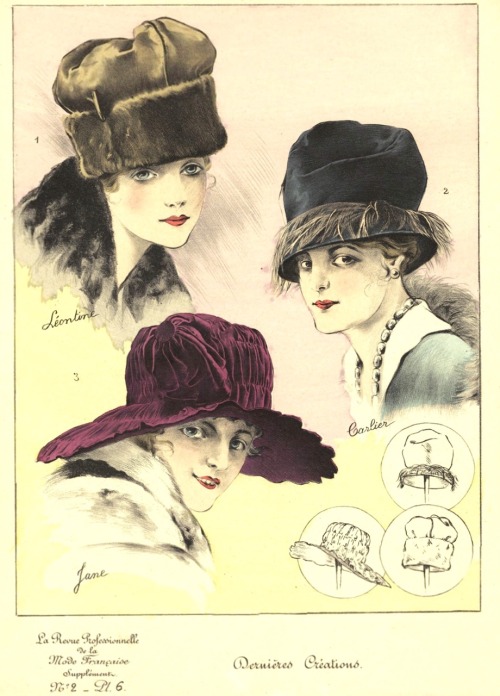 La revue professionelle de la mode française.1er novembre 1917.