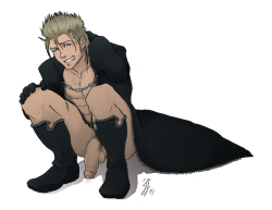 gaygamesandtoons:  Demyx from Kingdom Hearts  (Image acquired from rule 34) Kik: gaygamesandtoons