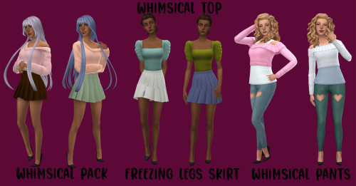 witheringscreations:Simandy Clothes Recolored in AMPified40 add-on swatches in omicient’s A Mo