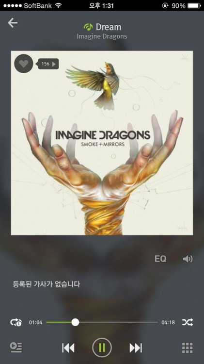  상상드래곤 형님들 앨범이 나왔다. 타이틀은 약간 Bon Iver 같기도.. 이거 죠음Imagine Dragons hyungnims’ album came out. T