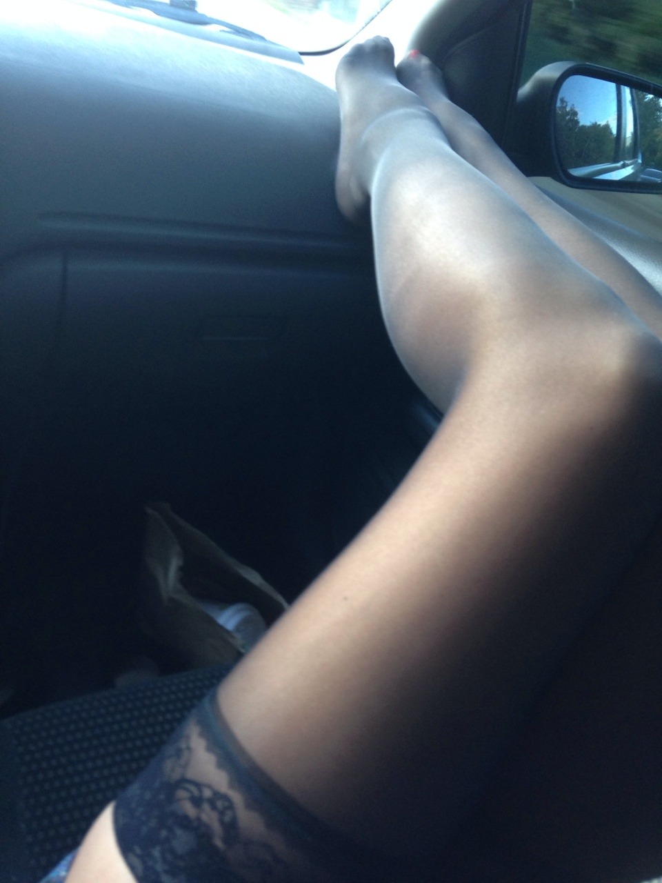Women in nylons