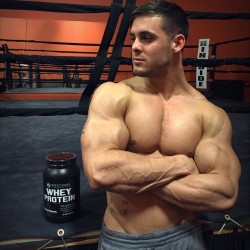 lumbrjax:  Posted by @logan_franklin on Instagram http://ift.tt/1RHhokY “Importance of whey protein,  Whey is used as a protein supplement. It is very useful for hitting targeted daily protein goals. Whey is absorbed faster than other forms of protein,