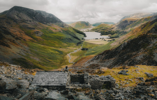 adambenhall:Warnscale Bothy looking over Buttermere, Lake District.