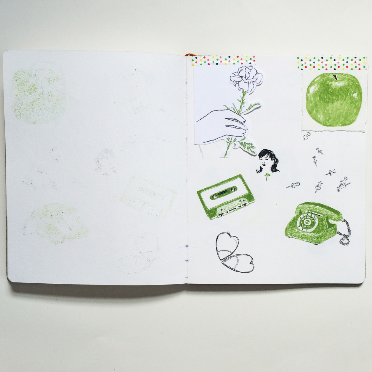 aimeebeebrooks:  most of my work is done in my sketchbook. here are the original