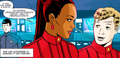 enterprising-ensign:wildandwild:Space boss update: Uhura also speaks RussianStarfleet Academy #1//th