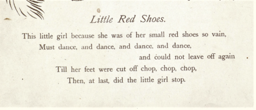 When the story is about a sweet little tabby cat who dances until her feet have to be cut off, it be