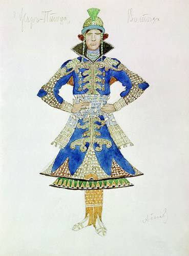Costume designs for a production of the ballet “the Firebird” by Aleksandr Golovin,1908