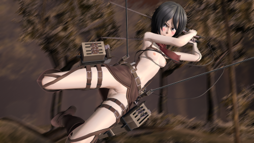 absolutezerotf2:  Did some stuff with Mikasa in MDD… I really like the first but not so sure about the second, but thought I’d share it anyways… Gonna do more stuff in MMD soon though~HD1: a.pomf.se/liouxy.pngHD2: a.pomf.se/wololz.png(These links