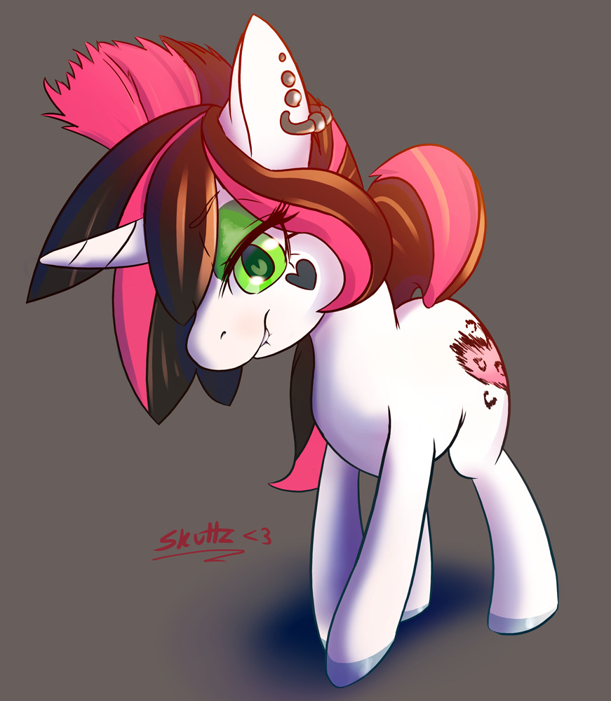 arkiiwarki:  Gift to http://skuttz.tumblr.com/ of her OC skuttz. because why not.