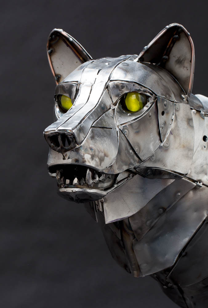 steampunktendencies:  Mechanical Wolf by Andrew Chase 