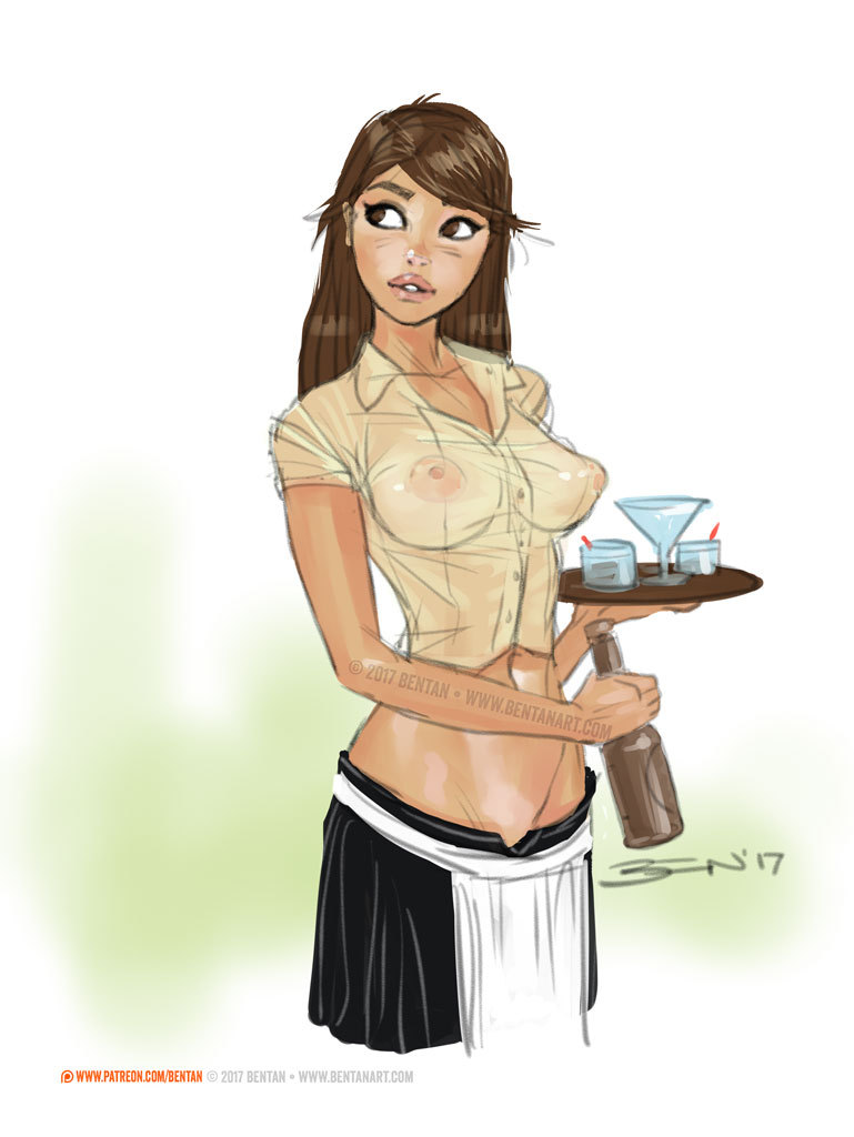   Waitress by BenTanArt  