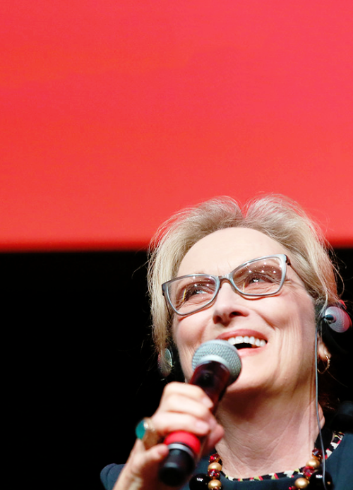 Meryl Streep attends a press conference for ‘Florence Foster Jenkins’ during the 11th Ro