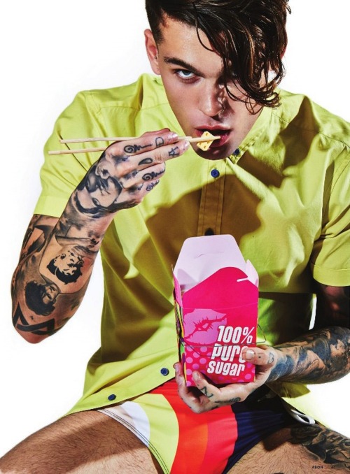rawbeautyexpress:    Stephen James @ Elite Models Photographed by Haley Ballard for ADON #8 http://rawbeautyexpress.tumblr.com/   