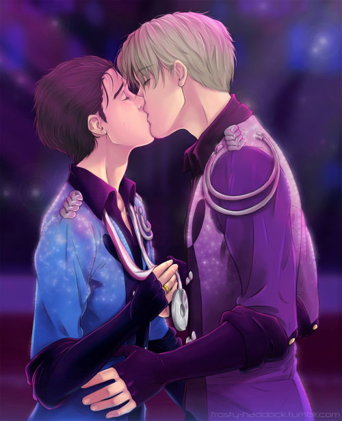 frosty-haddock: - Stammi Vicino, Non Te Ne Andare - I’m very proud of this piece, and I just want to say that Yuri On Ice gave me something very important to hold on to, and I can’t wait to see what’s in store for us in Season 2 <3Available