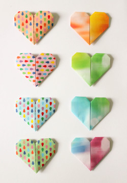 designersof:  Origami hearts  For you