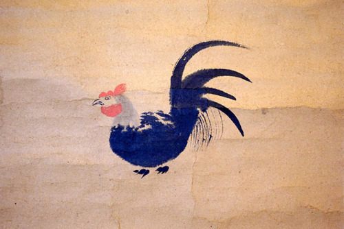 Tokugawa Ietsuna (1641-1680) - Rooster