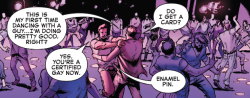 lyd-ia:  This is what happens when gay people get to write gay characters and it needs to happen more often (Iceman #6 2017) 