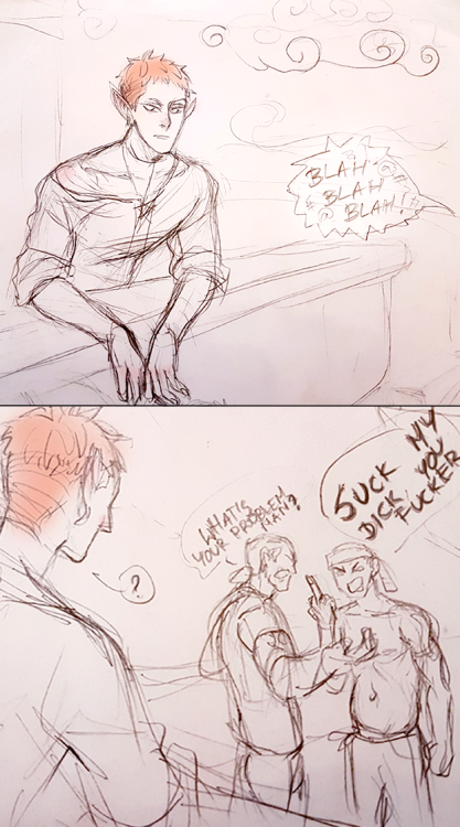 guanshanbabyfox:  ringo-smile:  Guanshan’s learning, part 2 (he’s a quick learner)Ｏ(≧∇≦)ＯI’ve just made lots of sketches during classes… XD   OMFG ! 
