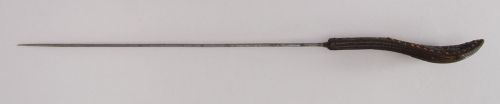 art-of-swords:  Dagger with Sheath Dated: 18th century Culture: Turkish Medium: wood, steel, coral, brass, silver Measurements: L. with sheath 23 1/4 in. (59.1 cm); L. without sheath 22 in. (55.9 cm); W. 2 1/2 in. (6.4 cm); Wt. 4.9 oz. (138.9 g);