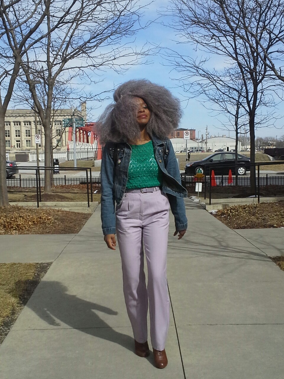 7corners:  Wind blowin, the sun was shinin an I felt fabulous. 