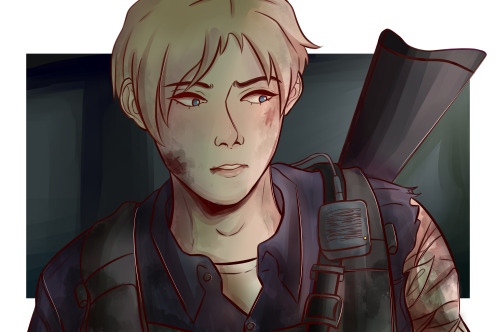 cafemovhi:today i offer u resident evil 2 leon fanart tomorrow who knows These are so cute omg