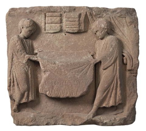 romegreeceart:Roman tombstone - everyday life* Trier, 2nd century CEhttps://rlp.museum-digital.de/in