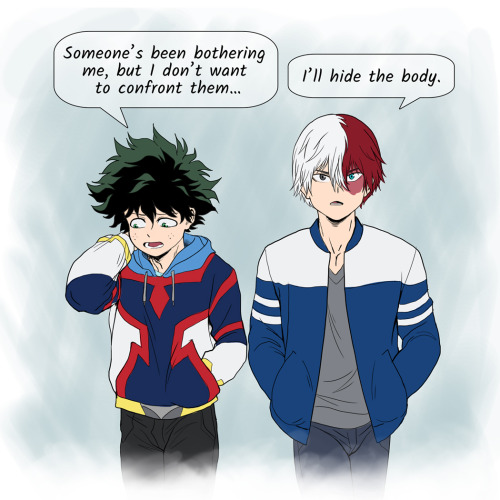 Quick Comic I Did Based On This Posthttps://incorrectheroesintraining.tumblr.com/post/616129497391136768/midoriya-someones-been-bothering-me-but-i-dontI