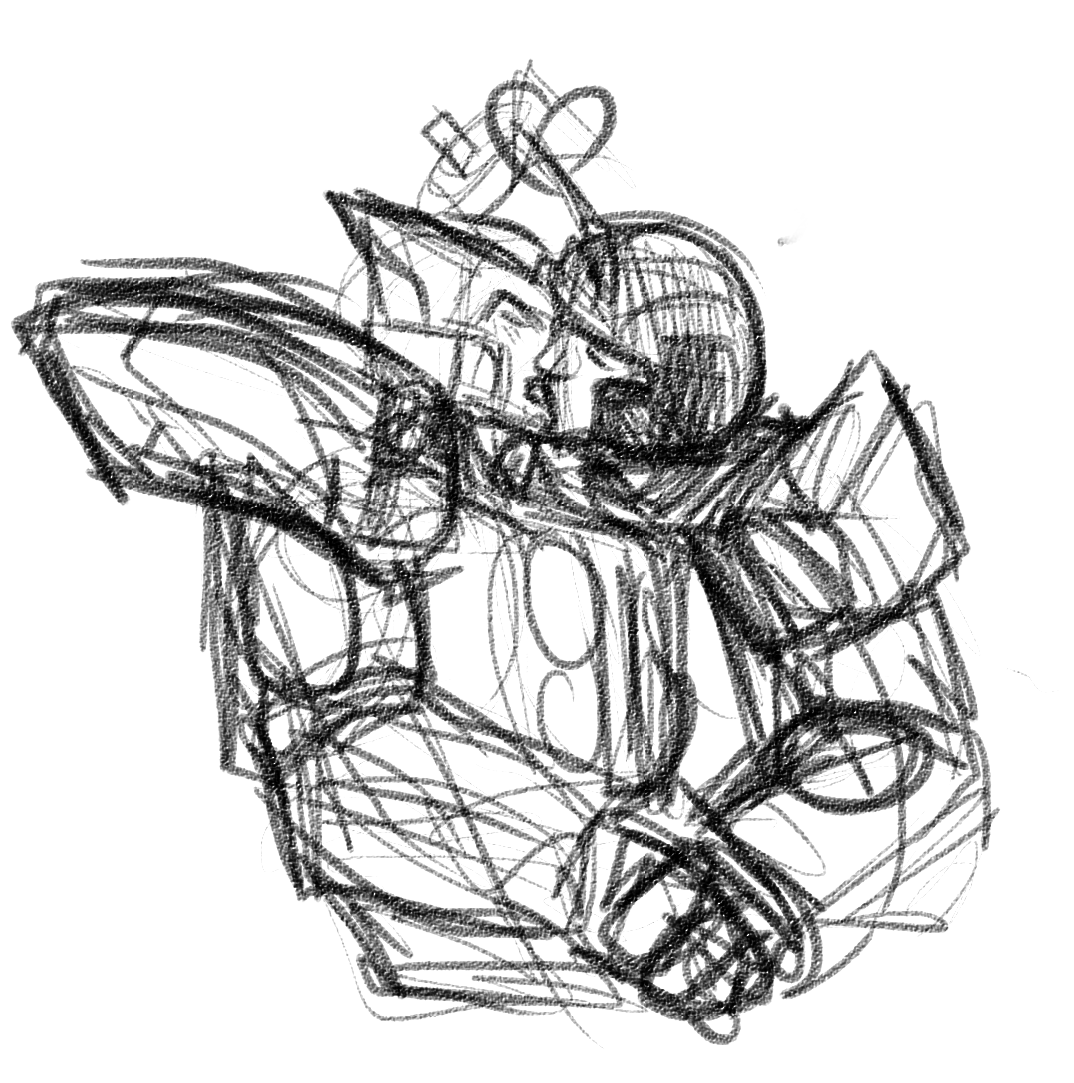 goddamnitriot:  shitty otp draws   Drift and Percy being cuddly and cute and happy