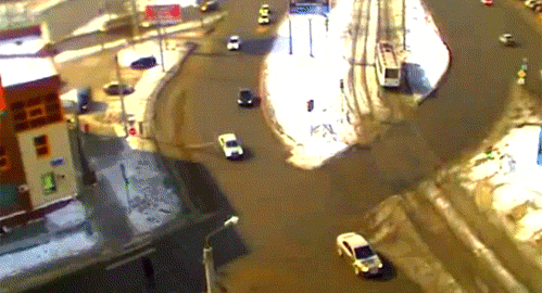 gifmovie:  Meteorite hits Russian Urals near Chelyabinsk. Russia’s Urals region