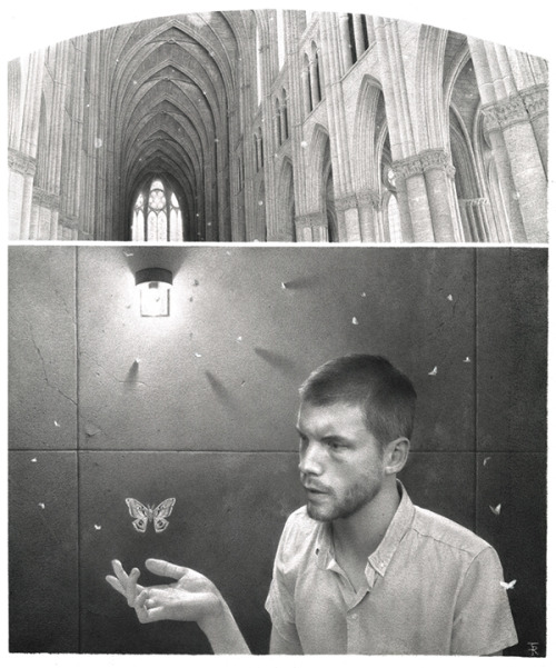 exhibition-ism:  Lovely graphite drawings by Ryan Salge see more on his Behance here 