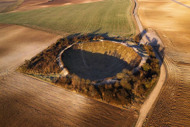 the-gasoline-station:  Scarred by war: Battlefield landscapes from First World War