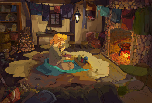 cassin:A warm rest after a long day of travel~I’m so excited to post this piece for the @botwt