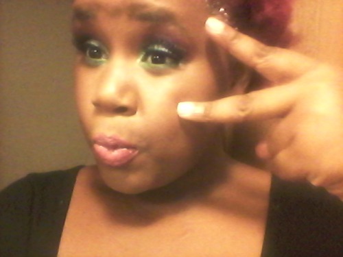 My makeup yesterday.