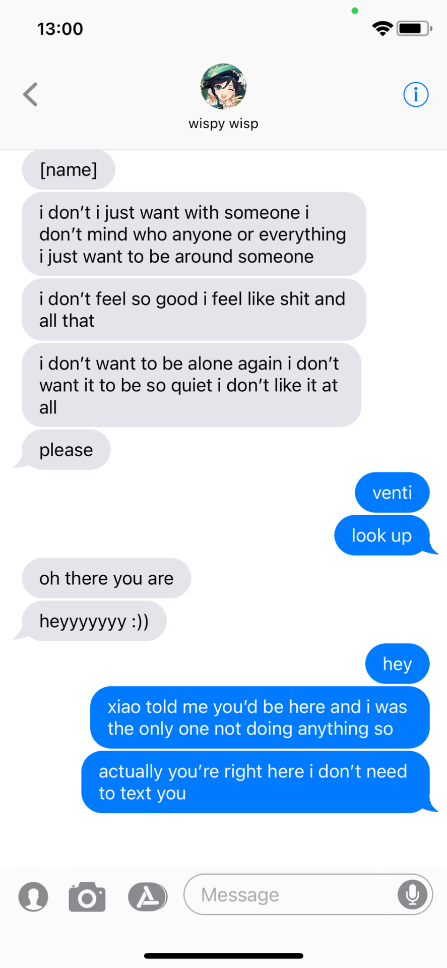 Texts. Late Nights.