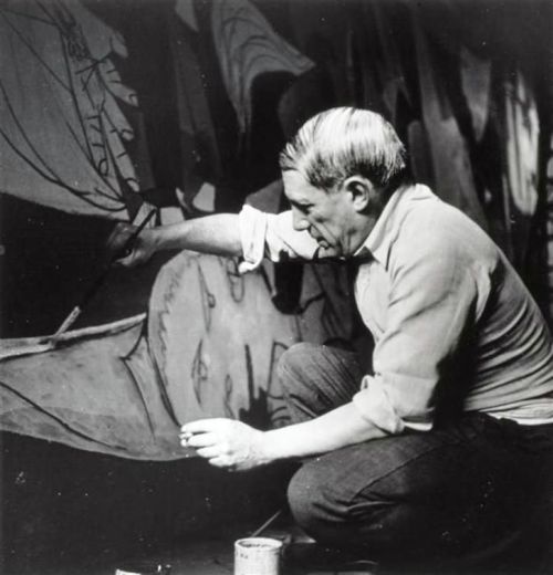 Pablo Picasso painting Guernica, 1937.On the 26th of April, 1937, Hitler showed his support of Franc