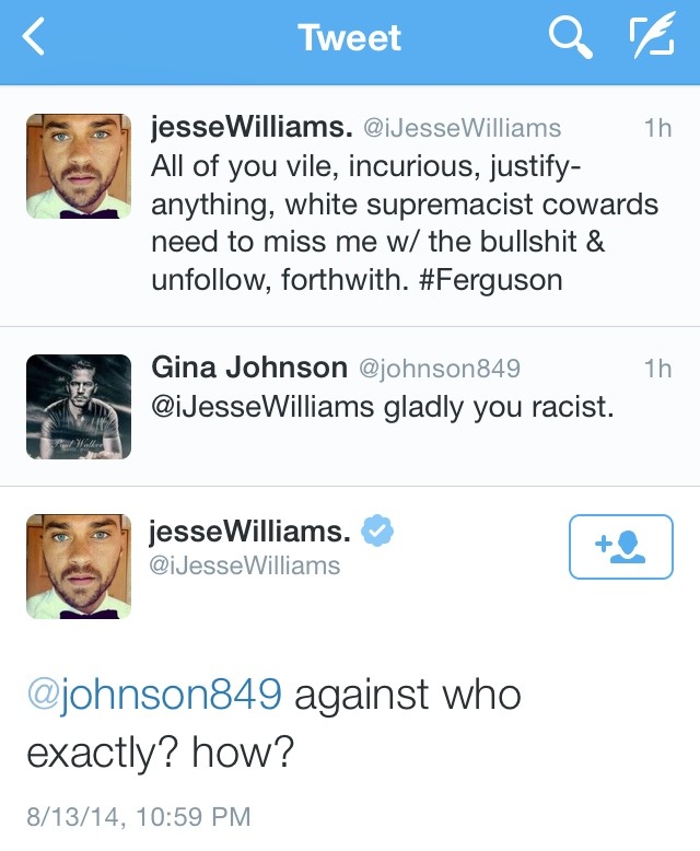 reverseracism:  Jesse Williams is another Black Celebrity who is awake and conscious.