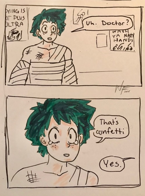 wolvenflower:Quick MHA comic