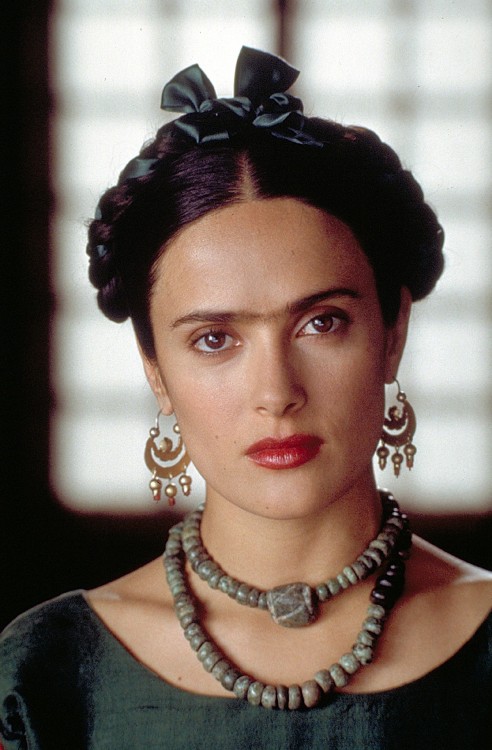 Salma Hayek as Frida Khalo in Frida directed by Julie Taymor, 2002