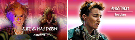 swirlknight:  claratwelve:  Doctor Who LGBT+ characters from 2005 - present  I love
