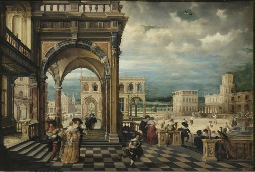 Italian palace by Hendrick van Steenwyck the Younger, 1623