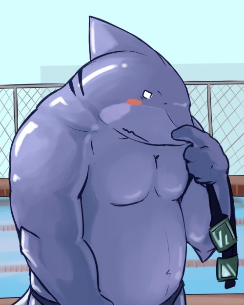 sharkpecs:  by Inukami