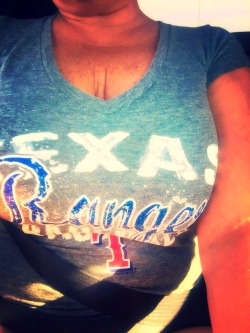 sportsladies:  Texas Rangers tits