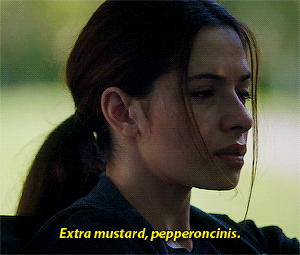 eyesofwitt: isagrimorie: rootingforshaws: 4x10 | 5x06Harold: “Pastrami… extra mustard, 