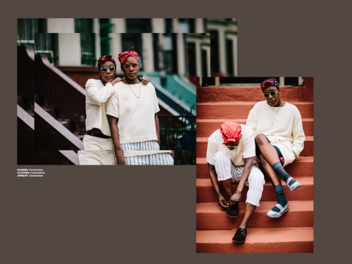 streetetiquette:  [ Street Etiquette for DSW - a story about shoes & personal style Subjects - Dynasty & Soul, Eli Infante and Adam Brown Full spread over at Street Etiquette ]  