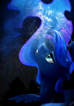 mlpfim-fanart:  The Stargazer by UglyTree