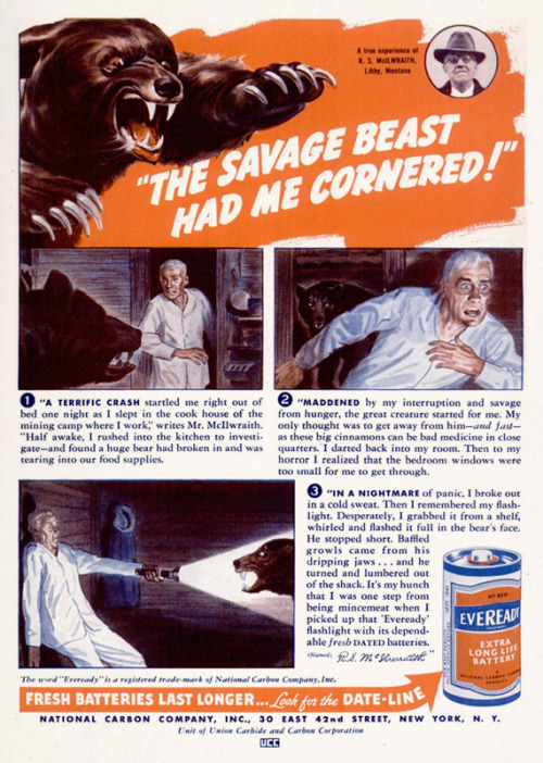 Eveready Batteries, 1942