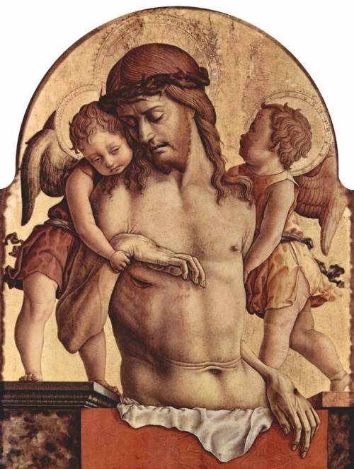 Angel Pietà (panel from a polyptych made for the altar of San Francesco in Montefiore dell&rsquo; As